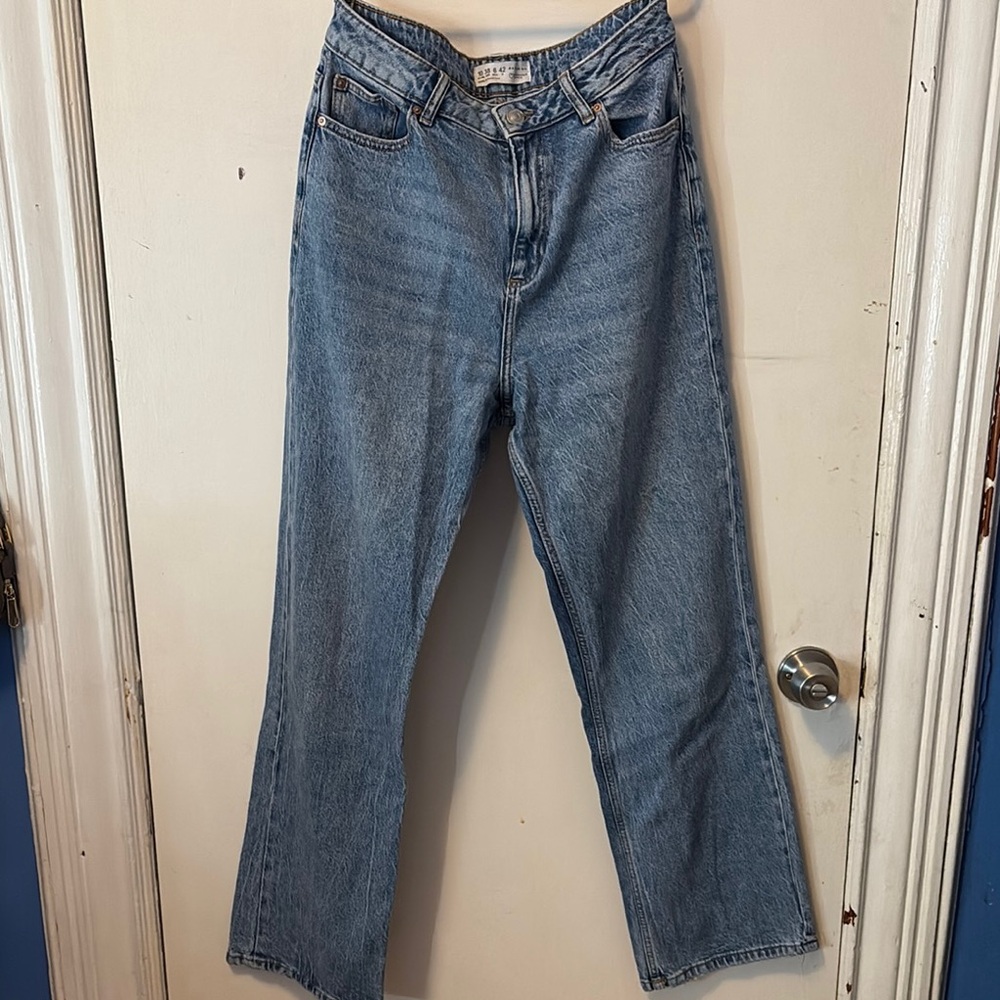 Primark Blue Straight Leg Jeans Classic Fit